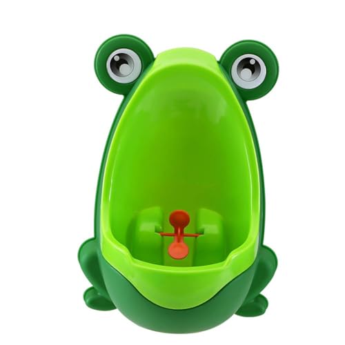 tulkdexi Toddler Urinal,Urinal for Toddlers Boys,Cartoon Frog Bathroom Kids Toddler Potty Toilet Training Pee Trainer Boys Urinal Green