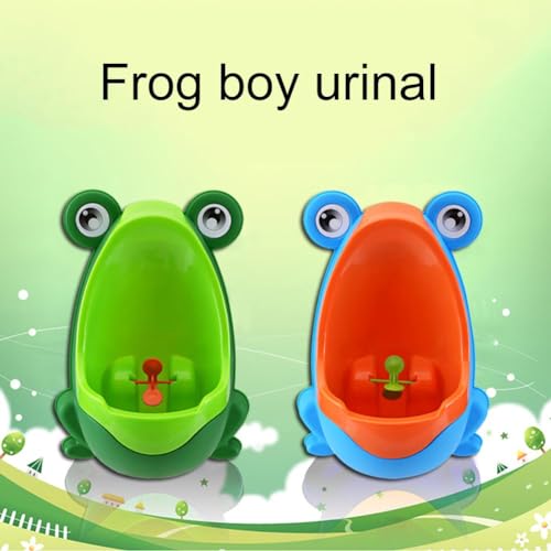 tulkdexi Toddler Urinal,Urinal for Toddlers Boys,Cartoon Frog Bathroom Kids Toddler Potty Toilet Training Pee Trainer Boys Urinal Green