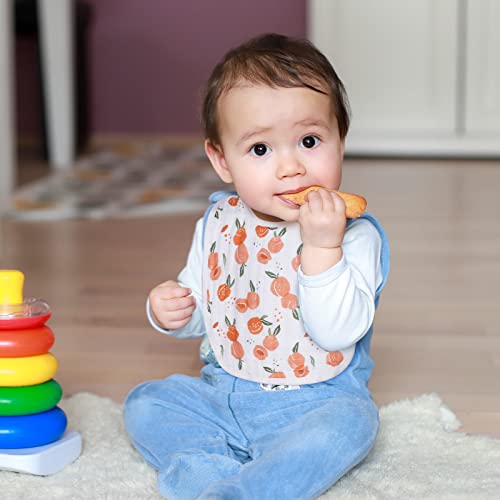 Snap Muslin Bibs for Girls