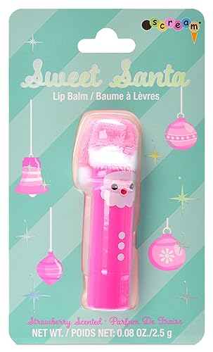 iscream Sweet Santa Strawberry Scented Holiday Lip Balm