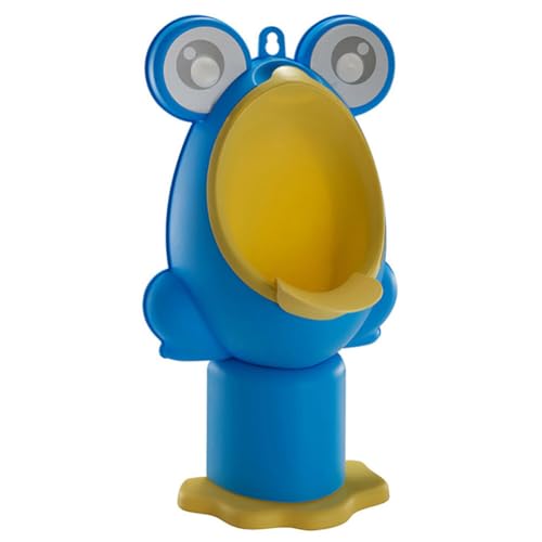 Healvian Boys and Girls Standing Urinal for Boys Cartoon Design Hanging Potty Trainer Sturdy Lightweight for Boy Girl Toilet Training Prevents Splashing Frog Urinal
