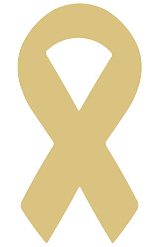 Ribbon Cutout Unfinished Wood Home Decor Awareness Ribbon Everyday Door Hanger MDF Shaped Canvas Style 1