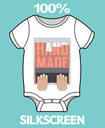 Aiden's Corner Handmade Cute Baby Boy Girl First Birthday Smash Cake Bibs - My 1st Birthday Bib (White Heather)