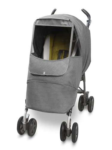 Manito Melange Alpha Stroller Weather Shield (Black Grey)
