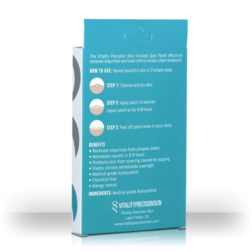 Vitality Precision Skin Invisible Spot Patch - Acne Treatment 36 Patches