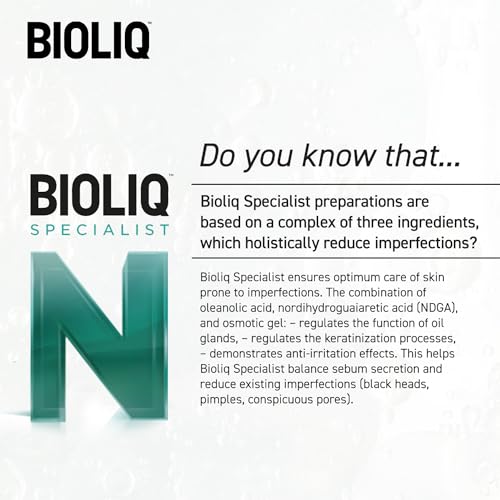 Bioliq - Specialist Toning Water - Restores Skin Balance, Mattifies All Day with Oleanolic Acid, NDGA, & Aloe Vera Leaf Extract for Skin Care