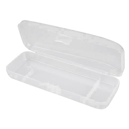 JJLFresheners White Transparent Shaving Box for Shaver Razor,Razor Protector Plastic Box Cover Container Storage for Manual Razor System