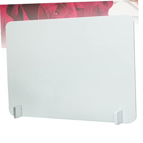 FUNOMOCYA Office Desk Removable Desk Divider Sound Proof Dividers Table Deskpad Desk Dividers Teacher Desk Privacy Panel Partition Room Dividers Board Partition Frosted Student White Screen