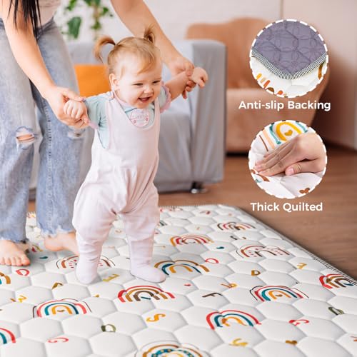 Boho Rainbow Baby Play Mat 71