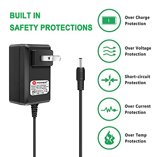 PKPOWER AC DC Adapter Charger for Wahl Shaver Trimmer 9854l 9867 9876l 9880L