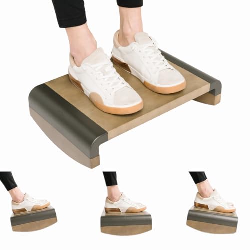 Tiel Rocking Foot Rest for Under Desk – Foot Rest for Under Desk at Work – No Assembly Tool Needed – Ideal for Gamers, Office Workers, and Remote Work Setups