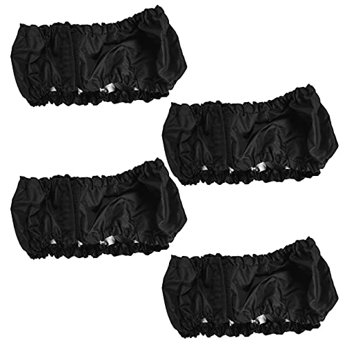 Tnfeeon 4Pcs Baby Stroller Wheel Cover, Kid Baby Wheelchair Protector Pushchair Wheel Cover Stroller Accessory for Dia 4.7