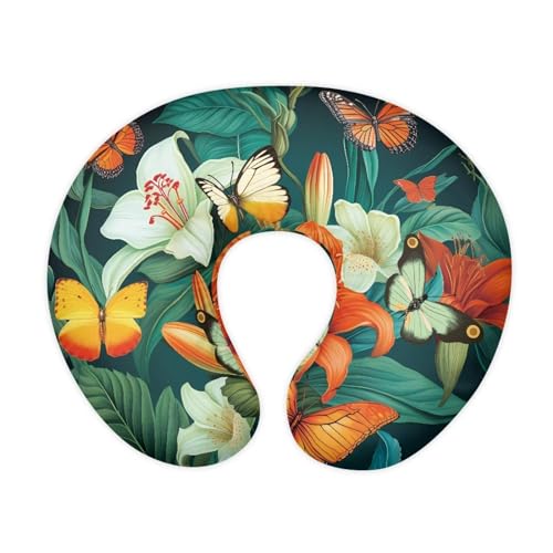 Panskyllis Tropical Floral Bottlefeeding Pillow Detachable Newborn Original Breastfeeding Slipcover Case and Positioner Breathable Head Support Protector Cushion Essential with Hidden Zipper Easy Care