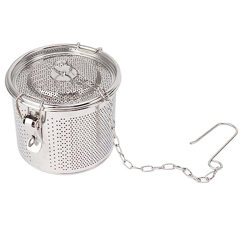 Pssopp Stainless Steel Tea Strainer, Seasoning Strainer Filter Kitchen Tools for Brewing Tea Soup (Diameter 12cm/4.7in)