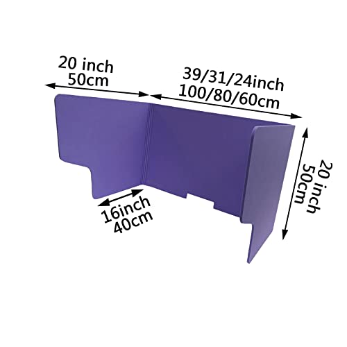 LIGUOYI Freestanding Desktop Partition Sound Absorbing, Acoustic Partition Privacy Boards Antis-Interference, for Office Classroom Studying Room