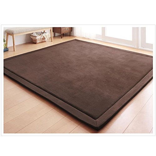 Loartee Coral Velvet Crawling Rug (4'11