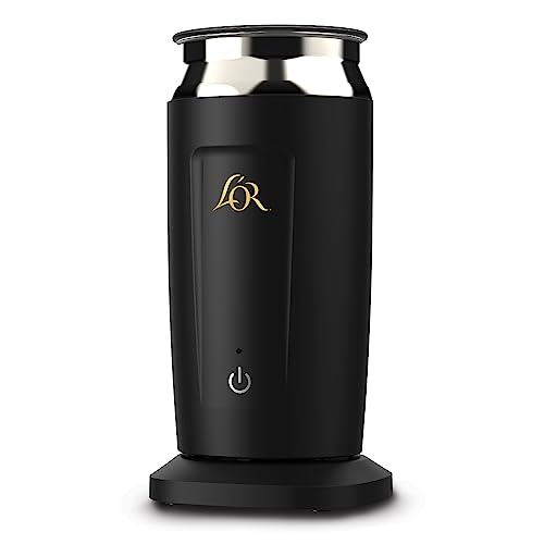 L'OR Barista Milk Frother and Steamer, Automatic Hot and Cold Foam Maker and Milk Warmer