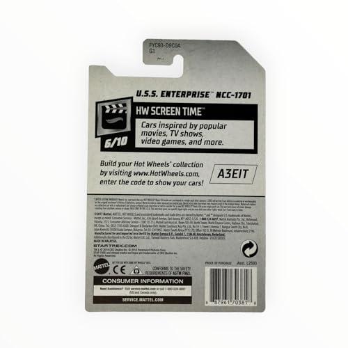 Hot Wheels U.S.S. Enterprise NCC 1701 Vehicle