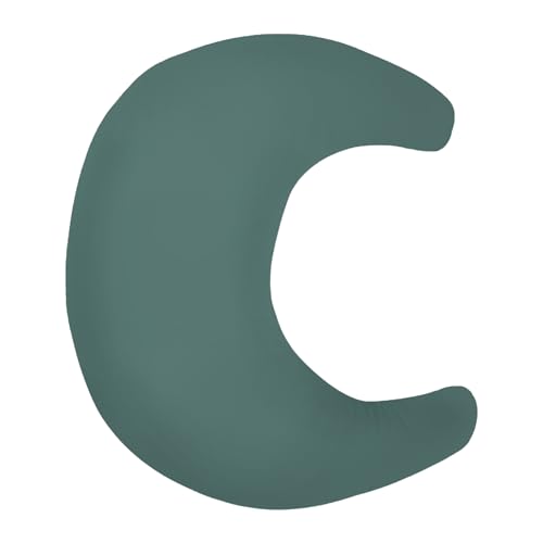 snuggle me Organic Nursing Pillow (New 2025 Design) | Bottle & Breastfeeding Pillow with Organic Cotton Cover & Fiberfill, Machine Washable Feeding Pillow, Newborn Essentials Must Haves (Moss) - v2