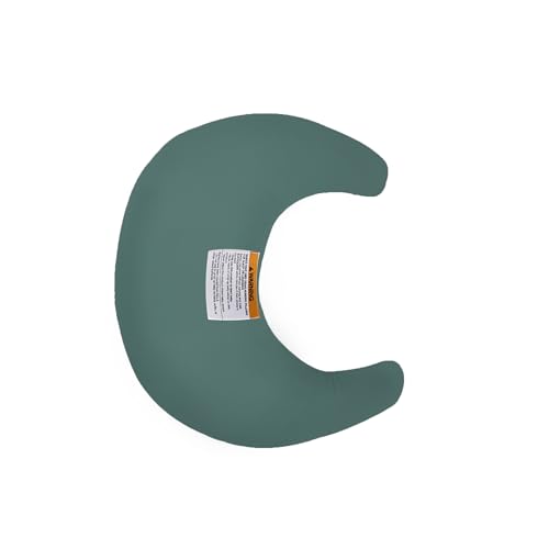 snuggle me Organic Nursing Pillow (New 2025 Design) | Bottle & Breastfeeding Pillow with Organic Cotton Cover & Fiberfill, Machine Washable Feeding Pillow, Newborn Essentials Must Haves (Moss) - v2