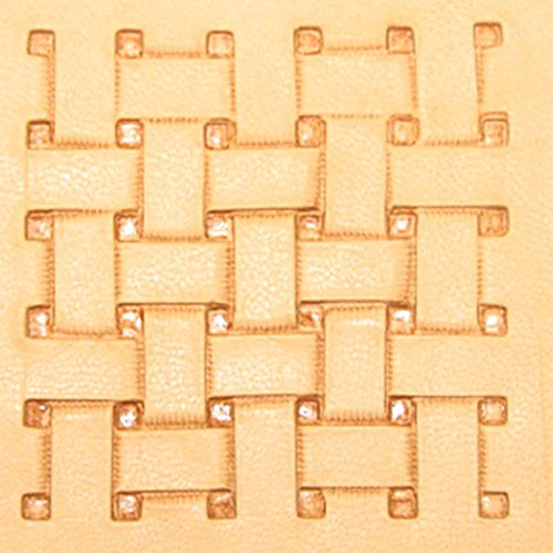 X517 Basketweave Leathercraft Stamp