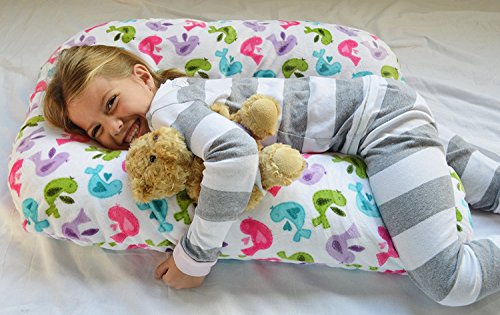 Sleep Zzz Pillow, Toddler Pillow with Pillowcase/Also Perfect to Alleviate Snoring- Fall Asleep Faster & Stay Asleep Longer, Toddler Pillows, Kids Pillow, Toddler Bedding, (Birds)