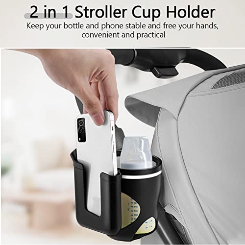 welltop Stroller Cup Holder with Phone Holder