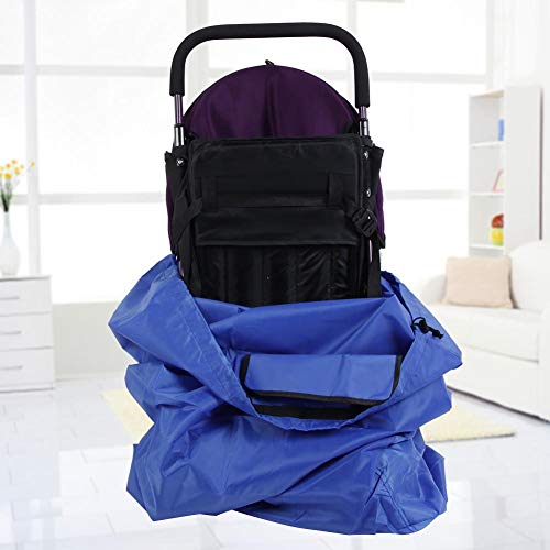 Stroller Travel Storage Bag, Bag Folding Baby Stroller Case Umbrella Trolley Cover Bag for Travel Home Use 117x53x33cm