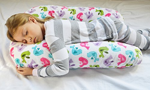 Sleep Zzz Pillow, Toddler Pillow with Pillowcase/Also Perfect to Alleviate Snoring- Fall Asleep Faster & Stay Asleep Longer, Toddler Pillows, Kids Pillow, Toddler Bedding, (Birds)