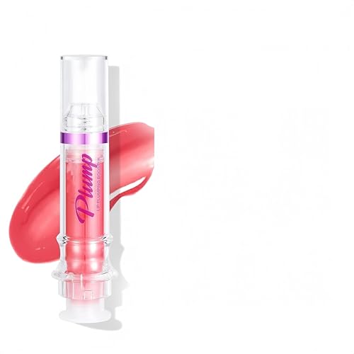 Melemando Lip Plumper 6 Colors Moisturizing Glossy Plumping Lip Gloss Long Lasting Hydrating Natural Lip Plumper for Women Girls (Color 04)