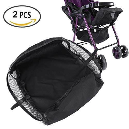 Baby Stroller Basket, Pram Pushchair Shopping Storage Case Bottom Hanging Organizer Bag Mesh Netting Accessories Organizer