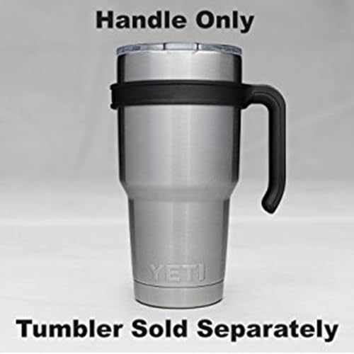 ZYTC Handle for 30OZ Tumbler,Yeti Rambler Anti Slip Travel Mug Grip BPA Free Cup Holder Yeti Rambler,Ozark Trail,Sic and More Tumbler Mugs