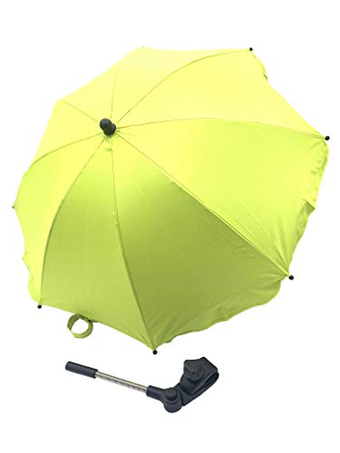 Silfrae Baby Stroller Umbrella UV Rays Umbrella Rainproof Parasol (Green)