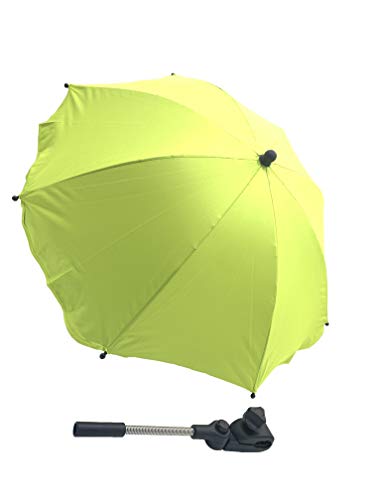 Silfrae Baby Stroller Umbrella UV Rays Umbrella Rainproof Parasol (Green)