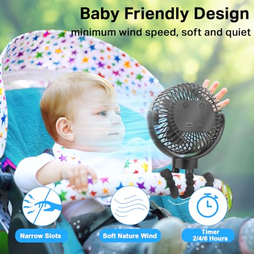 BIDLOTCUE Stroller Fan