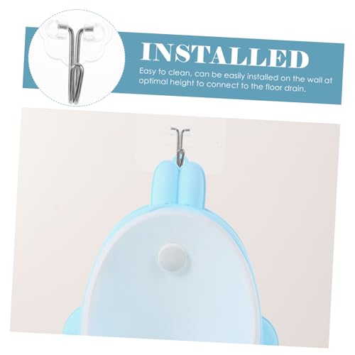 TOYANDONA Boy Training Urinal Wall-Mounted Boys and Girls Potty Easy to Clean Fun Cartoon Design for Independent Urination for Potty Training and Bathroom Use