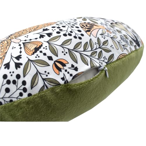 Boyoung Stretchy Nursing Pillow Covers Ultra Soft Slipcovers for Breastfeeding for Baby Girls Boys, Feeding Pillow Cover Fits Standard Infant Support Pillows Positioners Nursing Pillow Case (Bees)