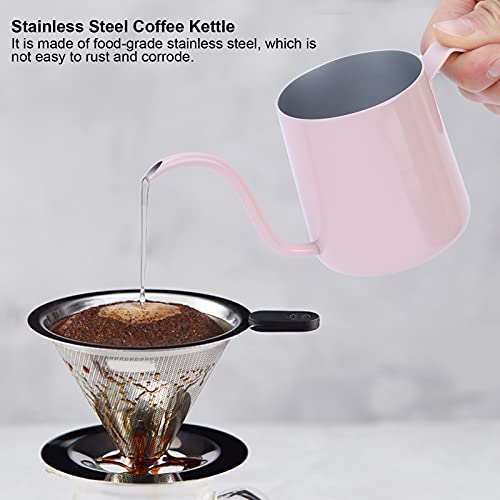 240ml Coffee Pouring Cup Long Narrow Spout Coffee Pouring Kettle Easy To Control The Water Flowing Stainless Steel