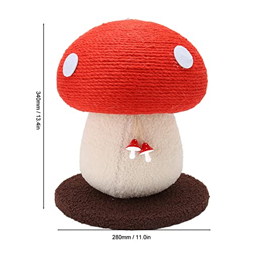 Mushroom Shaped Cat Scratch Pad Skin Friendly Grinding Claws Toys for Traning Interactive Cute Cat