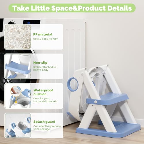 COOSEYA Toilet Seat, Potty Training Seat for Toddler, Upgraded 2-in