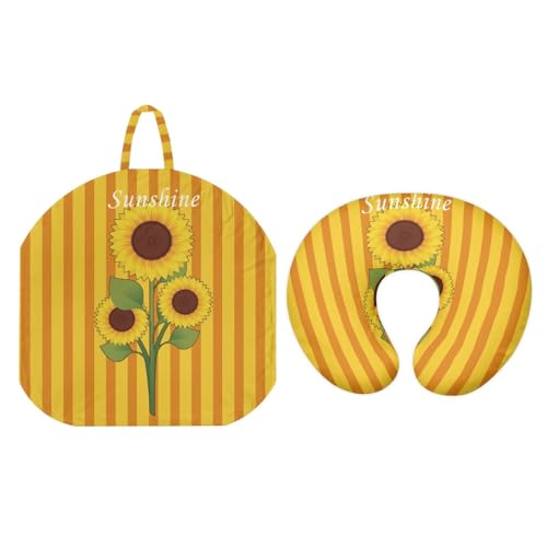 PJHEQOXE Orange Stripes Baby Nursing Pillow Covers for Breastfeeding Pillows,Fits Nursing Pillows for Boys & Girls,Newborn Lounger Cover for Protable Baby Lounger, Baby Snuggle Lounger me, Baby Gift