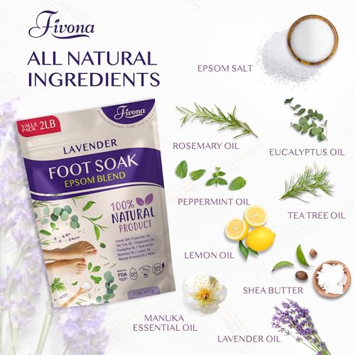 Foot Soak Epsom Salt with Lavender - Value Pack