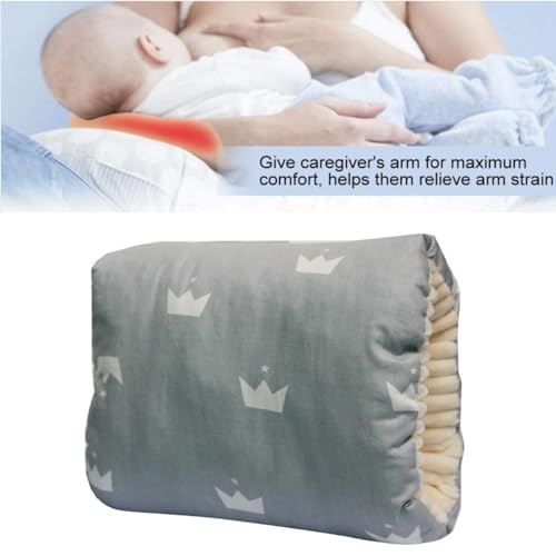 Cozy Cradle Pillow, Cozy Cradle, Cozy Cradle arm Pillow, Comfy Cradle Nursing Arm Pillow, Breastfeeding and Bottle Feeding Head Support Pillow, Breathable Reversible Arm Pillow (Size : Leaf+Small cro
