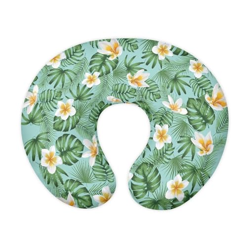 Psesaysky Flower Leaves Nursing Pillow Cover for Infant, Lightweight Neutral Breastfeeding Pillow Slipcover with Hidden Zipper, Removable Pillow Cover for Infant Snug