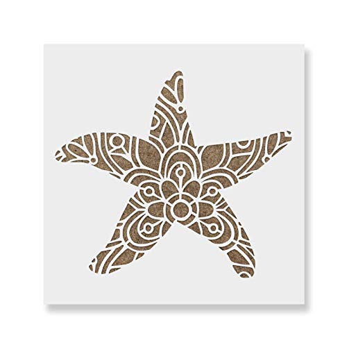 Nautical Starfish Stencil - DIY Art, Multiple Sizes