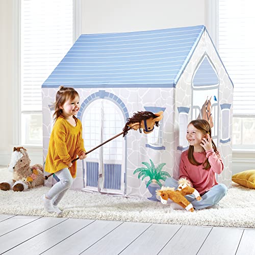 Martha Stewart Kids' Stable Play Tent - Large Pretend Play Horse Barn for Kids and Toddlers