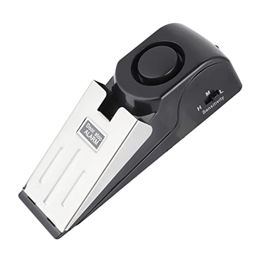 120dB Door Stop Alarm, Portable Anti Theft Door Security System Office Travel Burglar Alarm