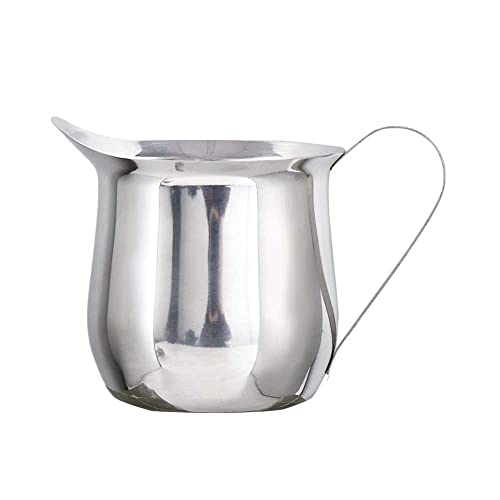 Milk Frothing Pitcher Coffee Cup,Stainless Steel Barista Latte Art Mugs Cappuccino Coffee Milk Frother Cups for Home, Office, Cafe(60ml 2oz)
