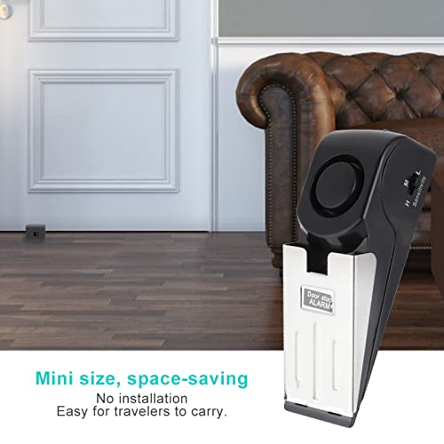 120dB Door Stop Alarm, Portable Anti Theft Door Security System Office Travel Burglar Alarm