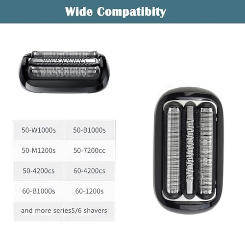 Suleto Series 5 53B Shaver Replacement Head Compatible with Braun Shaver